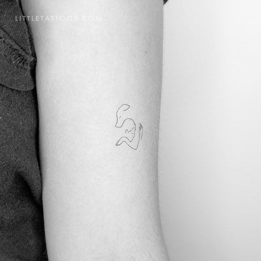 True Friend Temporary Tattoo - Set of 3