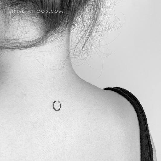 Tiny Ensō Temporary Tattoo - Set of 3