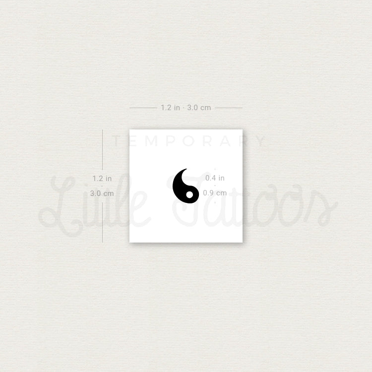 Yin Temporary Tattoo - Set of 3