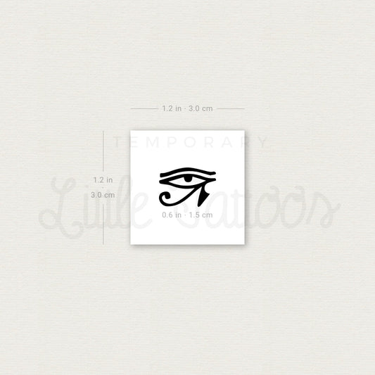 Horus Eye Temporary Tattoo - Set of 3