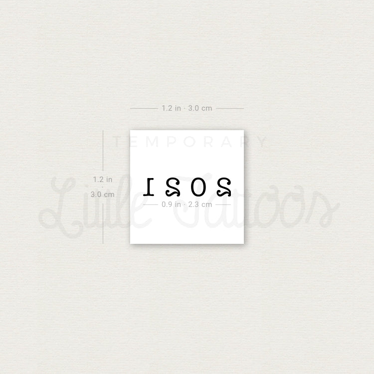 2021 Birth Year Temporary Tattoo - Set of 3