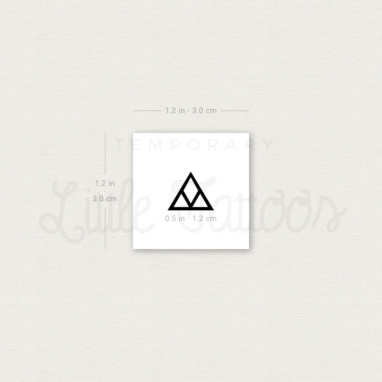Transition Symbol Temporary Tattoo (Set of 3)