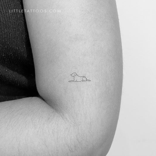 Labrador Temporary Tattoo - Set of 3