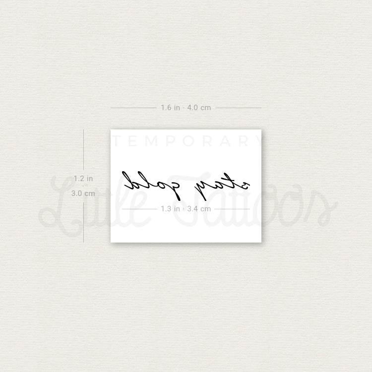 Stay Gold Temporary Tattoo - Set of 3