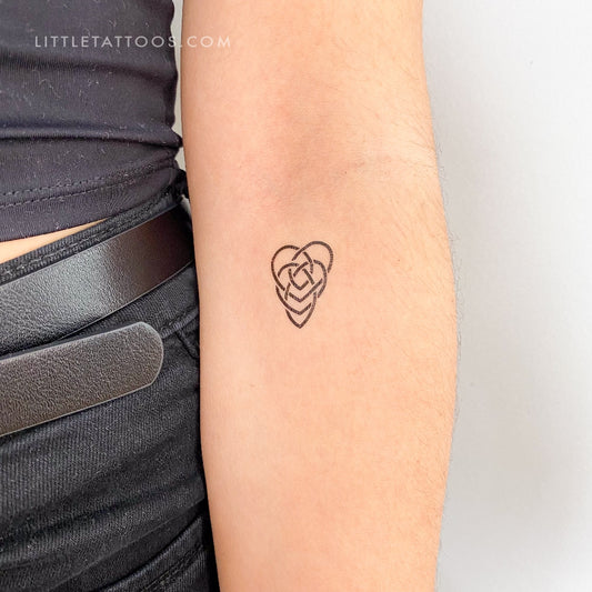Tatuaje temporal del símbolo celta de la maternidad (juego de 3)