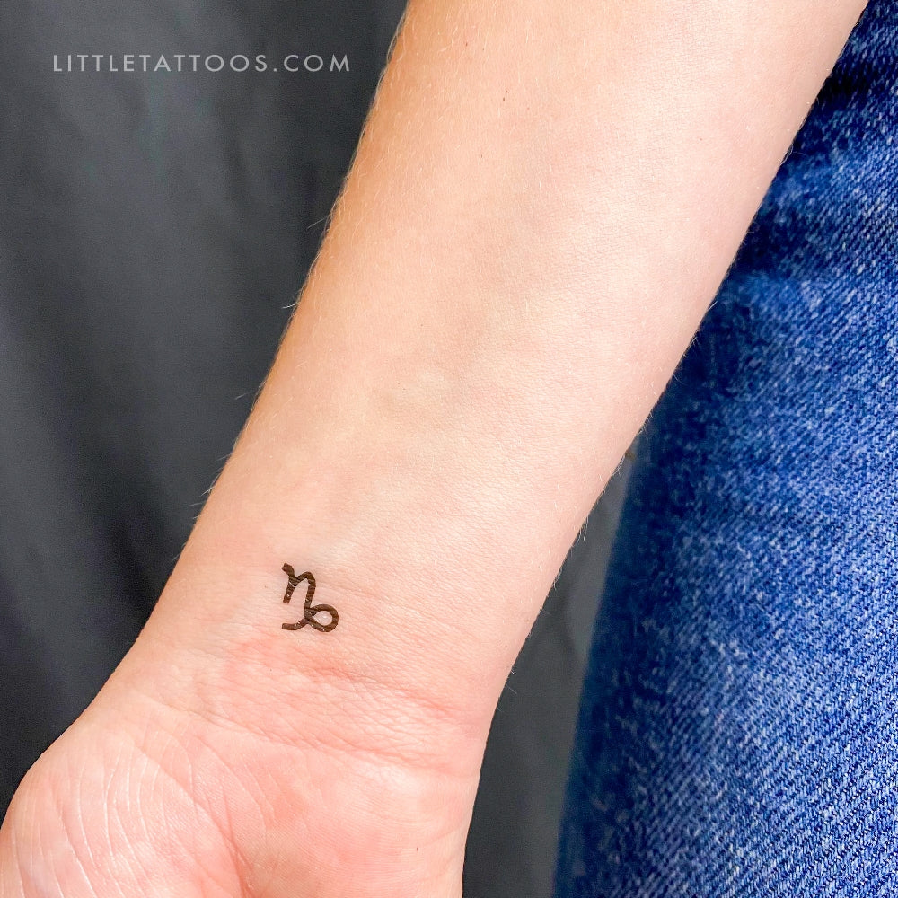 capricorn star sign tattoo designs