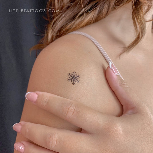 Snowflake Temporary Tattoo - Set of 3