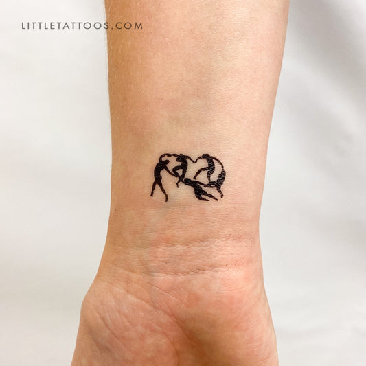 Matisse Dance Temporary Tattoo - Set of 3
