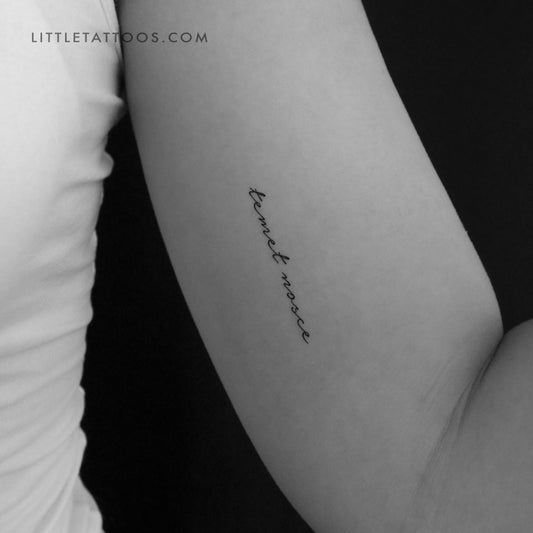 Temet Nosce Temporary Tattoo - Set of 3