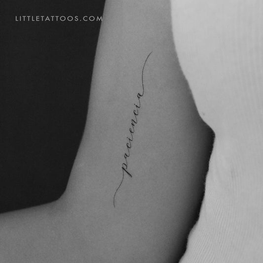 'Paciencia' Temporary Tattoo by 1991.ink - Set of 3