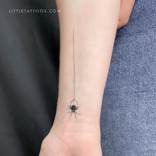 Tatuaje temporal de araña colgante (juego de 3)