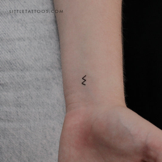 Tatuaje temporal de la runa Sowilo (juego de 3)