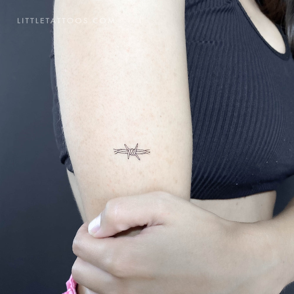 Barbed Wire Temporary Tattoo - Set of 3 – Little Tattoos
