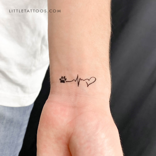 Love Hope Love Temporary Tattoo - Set of 3