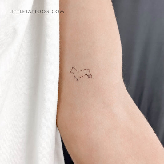 Corgi Temporary Tattoo - Set of 3