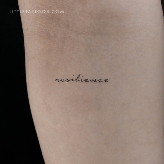 Resilience Temporary Tattoo - Set of 3