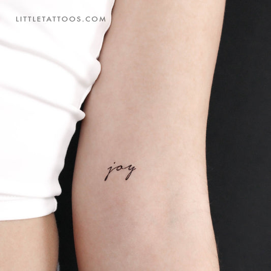 Joy Temporary Tattoo - Set of 3