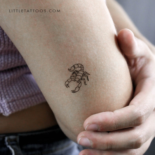 Tatuaje temporal de escorpión - Juego de 3