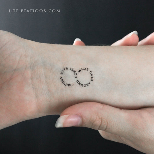 Lo que se da, se recibe... Tatuaje temporal - Juego de 3