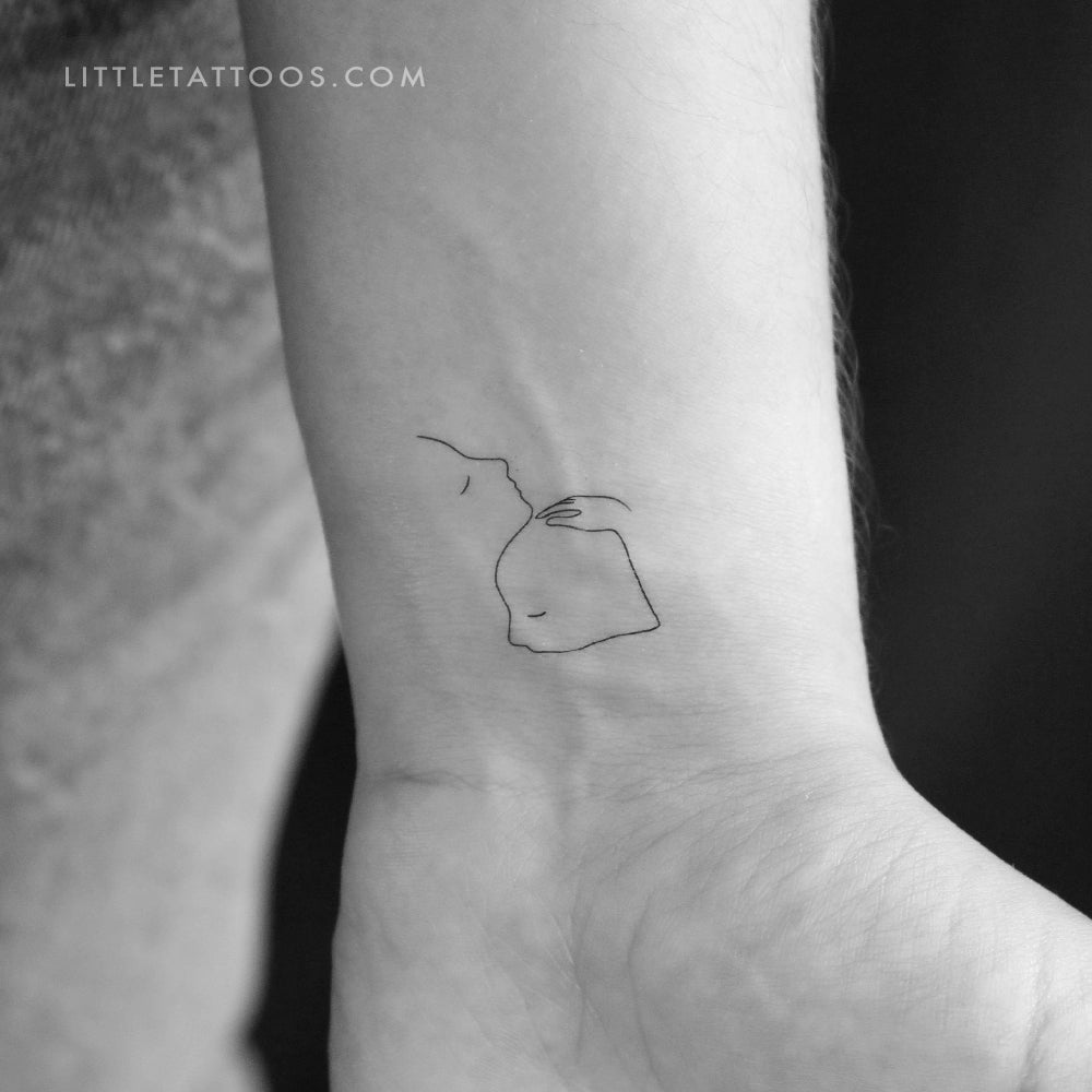 Mother of 3 Tattoo: Minimalist Love