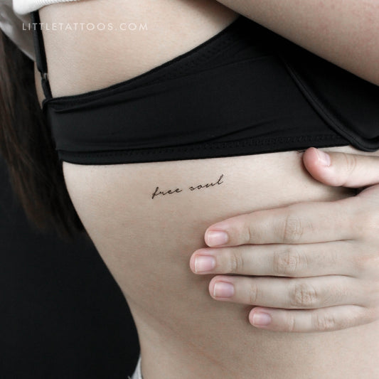 Free Soul Temporary Tattoo - Set of 3