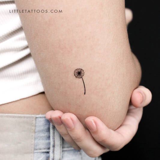 Tatuaje temporal de diente de león pequeño - Juego de 3