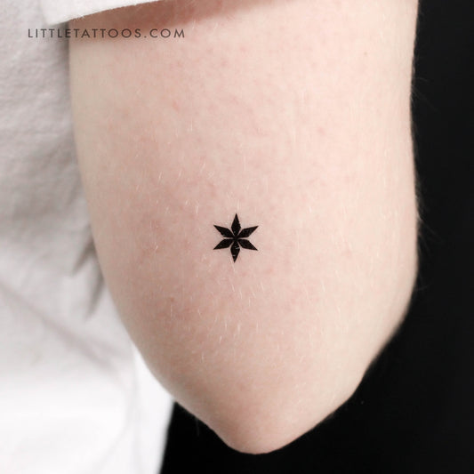 Tatuaje temporal de estrella pequeña (juego de 3)