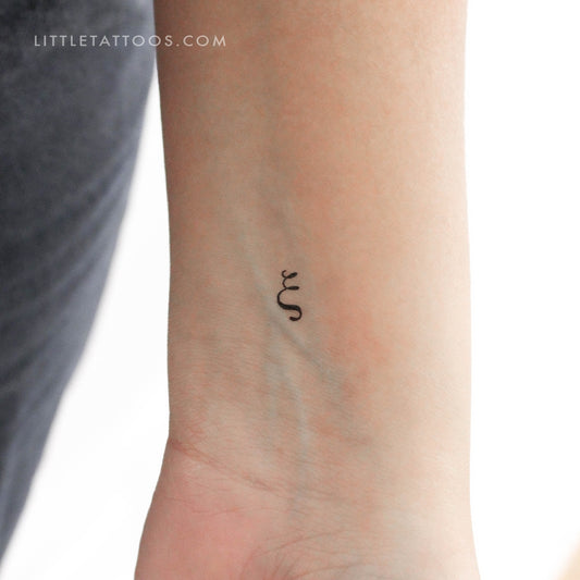 Tatuaje temporal Xi ξ - Juego de 3