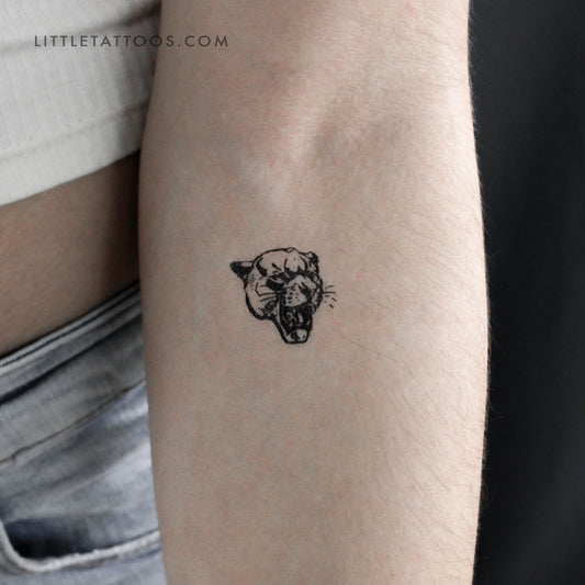 Panther Temporary Tattoo - Set of 3