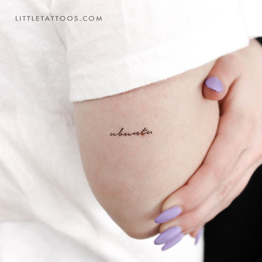 Ubuntu Temporary Tattoo - Set of 3