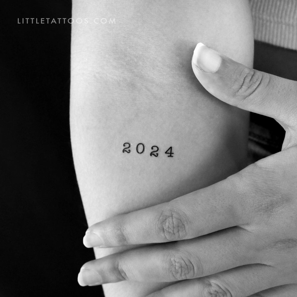 Small Date of Birth Tattoo Ideas