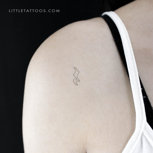 Crotchet Rest Temporary Tattoo - Set of 3