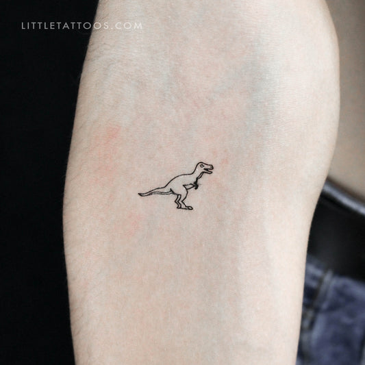 T-Rex Dinosaur Temporary Tattoo - Set of 3