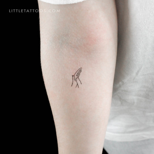 Dog High Five Temporary Tattoo - Set of 3
