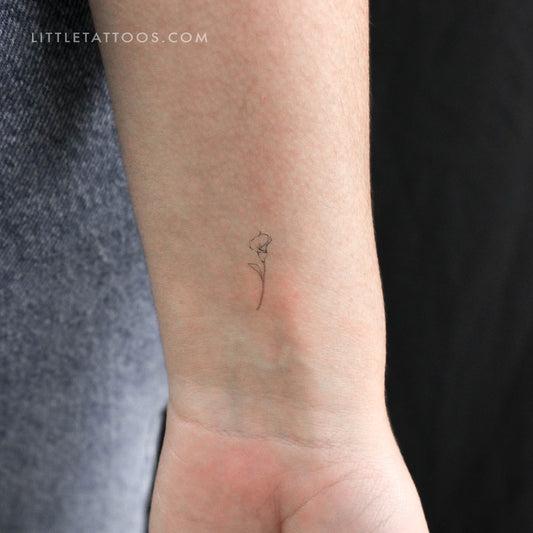Tatuaje temporal de pequeña cala - Juego de 3