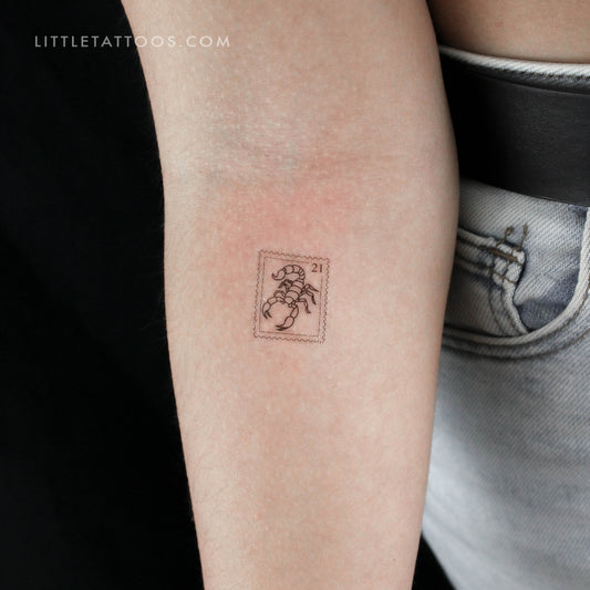 Tatuaje temporal de escorpión (juego de 3)