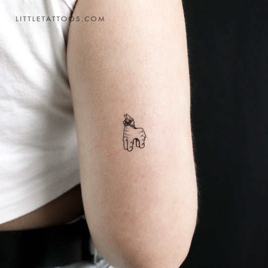 Tatuaje temporal de piñata - Juego de 3