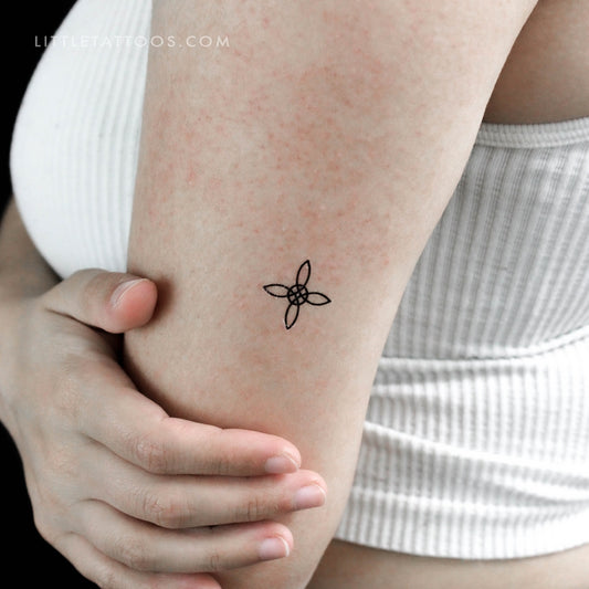 Tatuaje temporal de nudo de bruja (juego de 3)