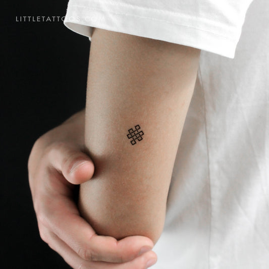 Endless Knot Temporary Tattoo - Set of 3