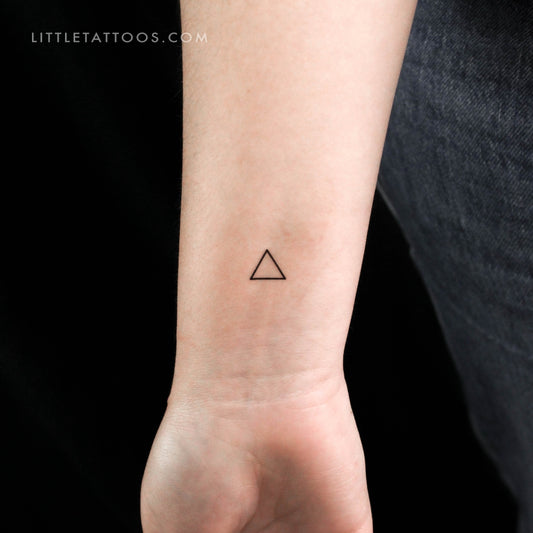 Fire Alchemy Symbol Temporary Tattoo - Set of 3