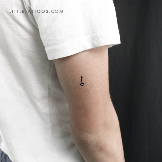 Key Temporary Tattoo - Set of 3