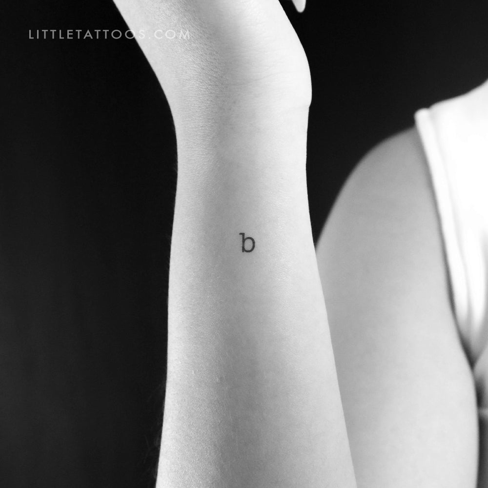 Beautiful B Tattoos That Fade With Time