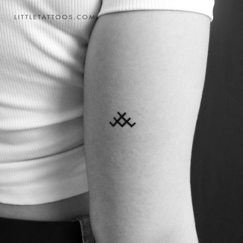 Trejdeksnis Temporary Tattoo - Set of 3 – Little Tattoos