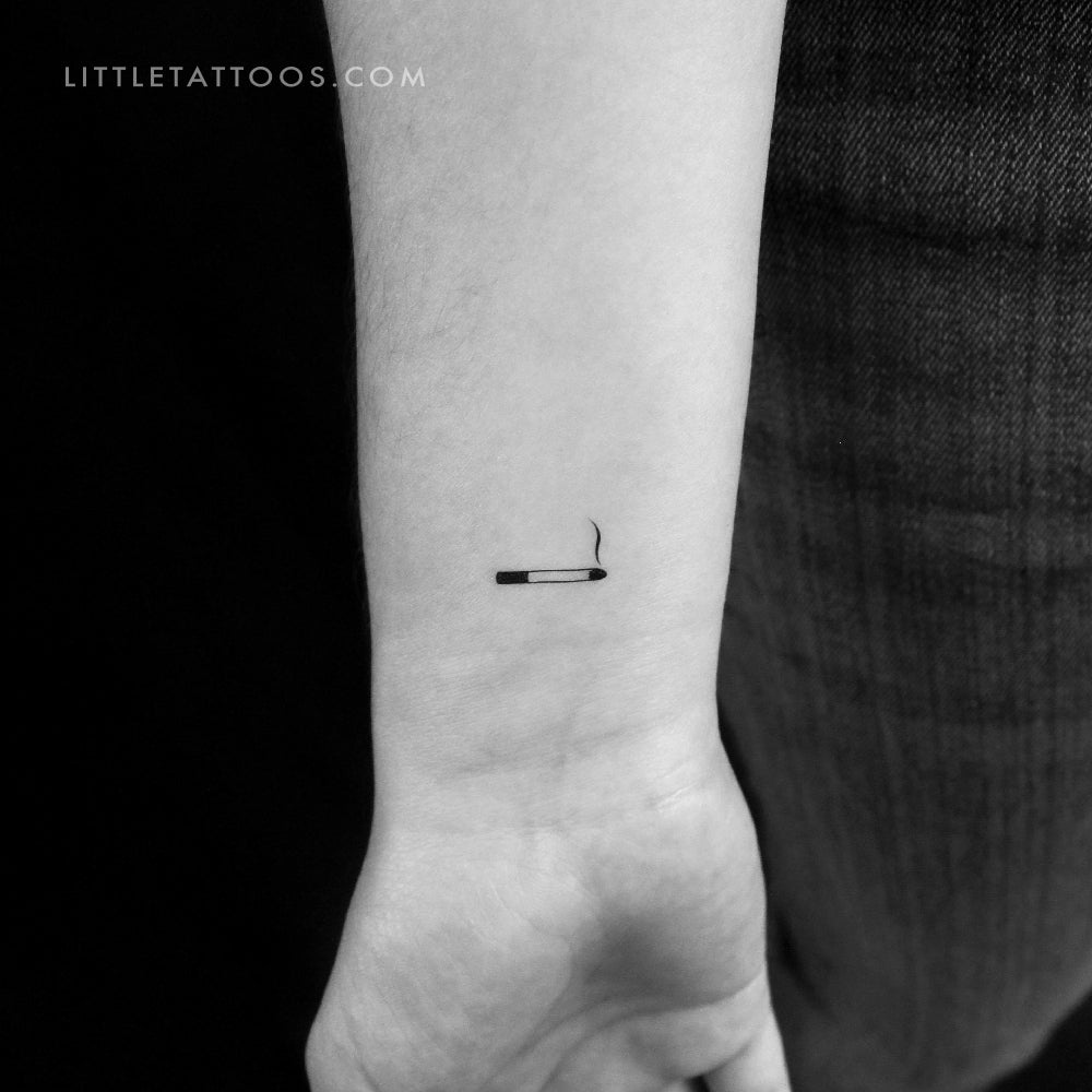 Cigarette Temporary Tattoo - Set of 3 – Temporary Little Tattoos