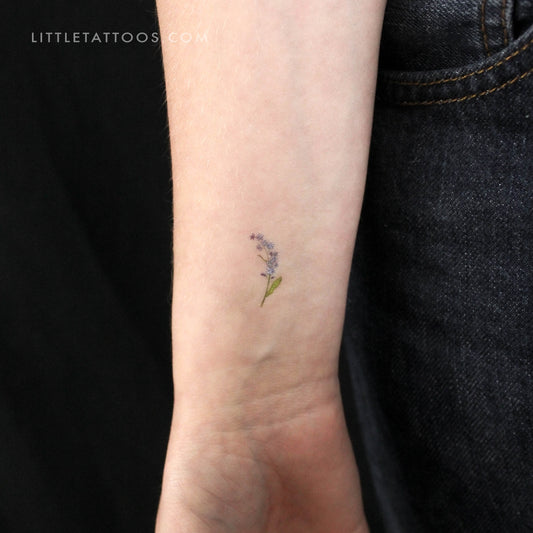 Little Forget-me-not Temporary Tattoo - Set of 3