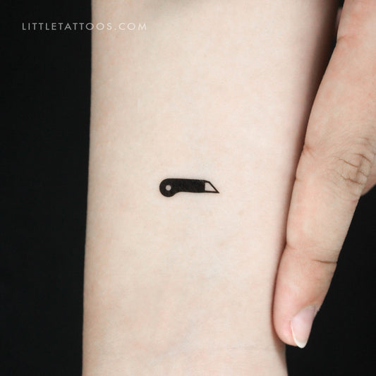 Cutter Temporary Tattoo - Set of 3