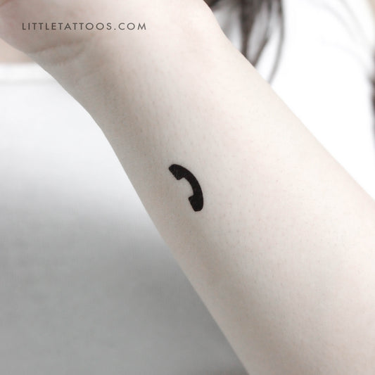 Phone Call Temporary Tattoo - Set of 3