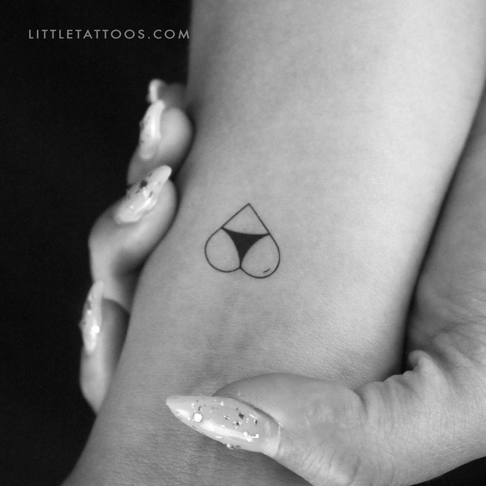 Butt Heart Tattoo Ideas for Women