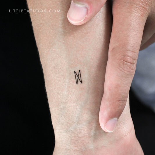 Tatuaje temporal de la runa Dagaz (juego de 3)
