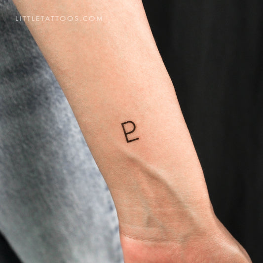 Tatuaje temporal del símbolo planetario de Plutón (juego de 3)